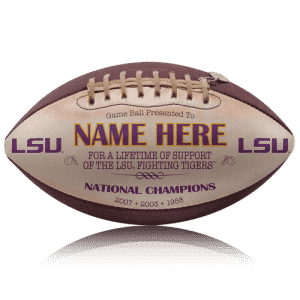 LSU Personalized Throwback Football LSU Personalized Throwback Football